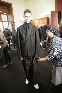 Backstage at Lemaire Men's RTW Fall 2016