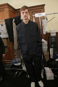 Backstage at Lemaire Men's RTW Fall 2016