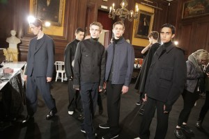 Backstage at Lemaire Men's RTW Fall 2016