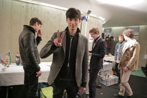 Backstage at Officine Générale Men's RTW Fall 2016