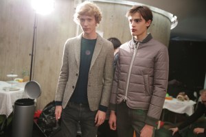 Backstage at Officine Générale Men's RTW Fall 2016