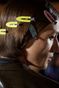 Backstage at Raf Simons men's RTW Fall 2016