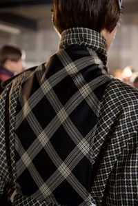 Backstage at Raf Simons men's RTW Fall 2016