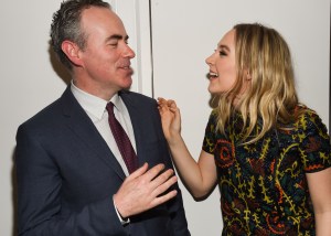 John Crowley and Saoirse Ronan