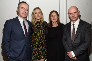 John Crowley, Saoirse Ronan, producer Finola Dwyer and writer Nick Hornby