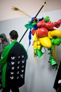 Backstage at Bobby Abley Men's Fall 2016