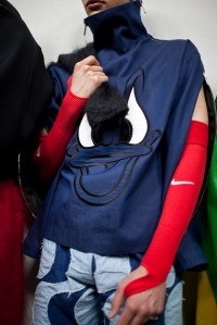 Backstage at Bobby Abley Men's Fall 2016