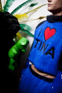Backstage at Bobby Abley Men's Fall 2016
