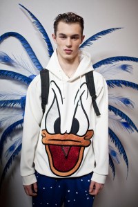 Backstage at Bobby Abley Men's Fall 2016