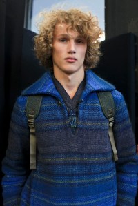Backstage at Missoni Men's Fall 2016