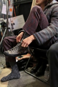 Backstage at Missoni Men's Fall 2016