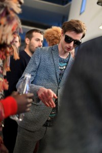 Backstage at Missoni Men's Fall 2016