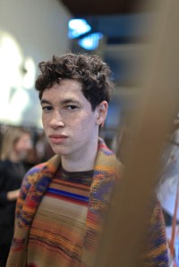 Backstage at Missoni Men's Fall 2016