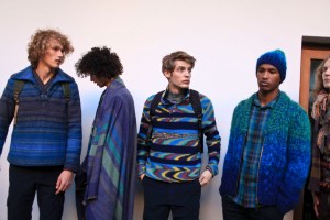 Backstage at Missoni Men's Fall 2016