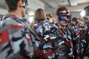 Backstage at Moncler Gamme Bleu Men's Fall 2016