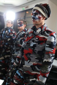 Backstage at Moncler Gamme Bleu Men's Fall 2016