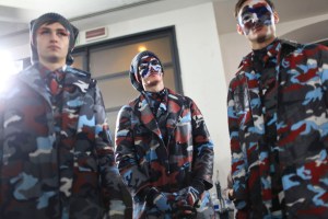 Backstage at Moncler Gamme Bleu Men's Fall 2016