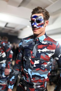 Backstage at Moncler Gamme Bleu Men's Fall 2016