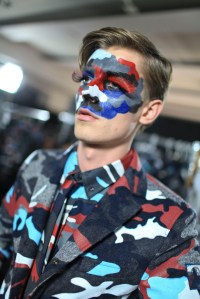 Backstage at Moncler Gamme Bleu Men's Fall 2016