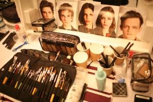 Backstage at Burberry Men's Fall 2016