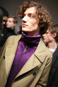 Backstage at Burberry Men's Fall 2016