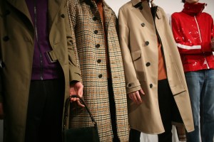 Backstage at Burberry Men's Fall 2016