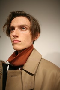 Backstage at Burberry Men's Fall 2016
