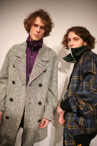 Backstage at Burberry Men's Fall 2016