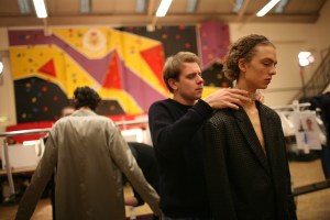 Backstage at JW Anderson Men's Fall 2016