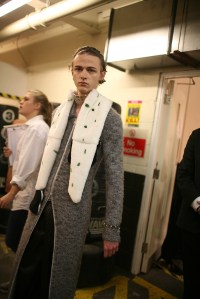 Backstage at JW Anderson Men's Fall 2016