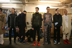 Backstage at JW Anderson Men's Fall 2016