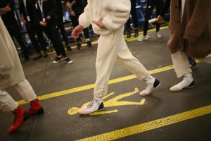 Backstage at JW Anderson Men's Fall 2016