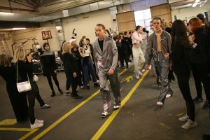 Backstage at JW Anderson Men's Fall 2016