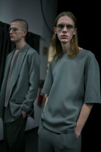 Backstage at Lucio Vanotti Men's Fall 2016