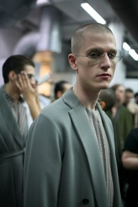 Backstage at Lucio Vanotti Men's Fall 2016