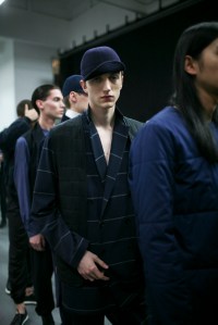Backstage at Lucio Vanotti Men's Fall 2016