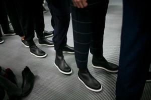 Backstage at Lucio Vanotti Men's Fall 2016