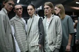 Backstage at Lucio Vanotti Men's Fall 2016