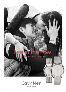 A visual from Calvin Klein's global ad campaign.