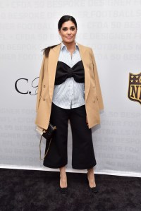 Rachel Roy NFL unveils Super Bowl 50 Bespoke designer footballs in collaboration with CFDA, New York, America - 20 Jan 2016