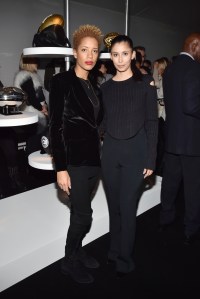 Carly Cushnie and Michelle Ochs NFL unveils Super Bowl 50 Bespoke designer footballs in collaboration with CFDA, New York, America - 20 Jan 2016