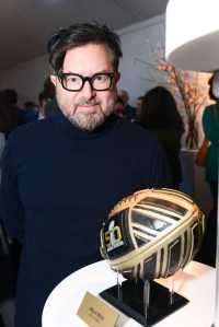 Billy Reid NFL unveils Super Bowl 50 Bespoke designer footballs in collaboration with CFDA, New York, America - 20 Jan 2016