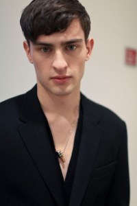 Backstage at Calvin Klein Collection Men's Fall 2016