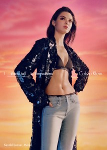 Kendall Jenner featured in the spring '16 Calvin Klein ad campaign
