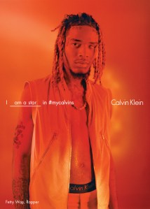Fetty Wap featured in the Calvin Klein spring '16 ad campaign