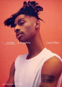 Jan Gatewood featured in the Calvin Klein spring '16 ad campaign.