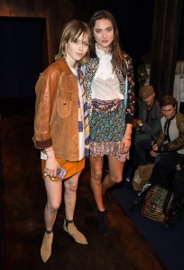 Edie Campbell and Matilda Lowther