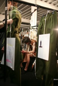 Backstage at Craig Green Men's Fall 2016