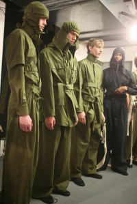 Backstage at Craig Green Men's Fall 2016