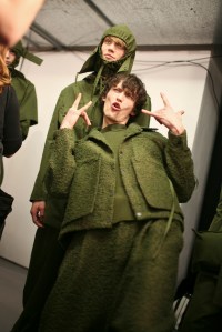 Backstage at Craig Green Men's Fall 2016